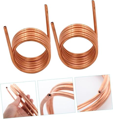 Didiseaon 2pcs Soft Copper Tubing Coil 4x0.5mm Refrigeration Copper Tube for Air Conditioner and Freezer 2m Length Thin Wall with 3mm Inner Diameter in Saudi Arabia