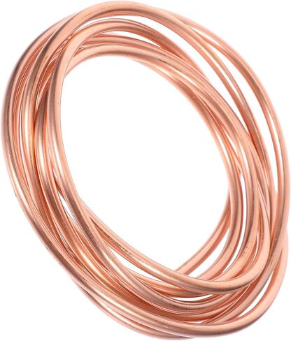 Gadpiparty Soft Copper Coil Tubing 4mm X 0.5mm 2-meter Length Refrigeration Copper Tube for Air Conditioner and Freezer Heat Exchange in Saudi Arabia