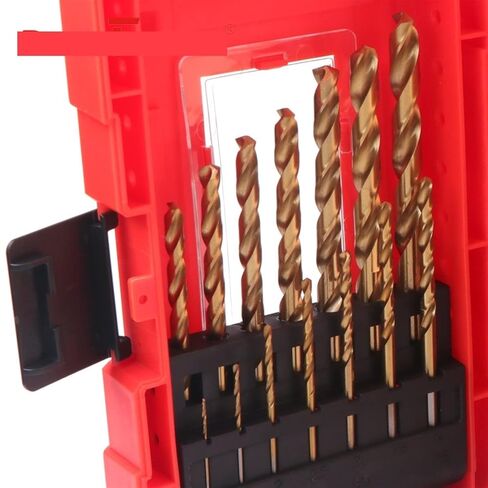 19 قطعة 1.0-10 مللي متر لقمة ثقب عالية السرعة من الفولاذ M2 لقمة ثقب تويست أرضية بالكامل للخشب المعدني من الحديد الزهر in Kuwait