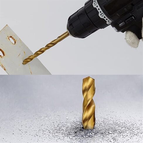 19 قطعة HSS M2 المغلفة مثقاب الخشب للمعادن النجارة لقم الحفر مجموعة 1.0 ~ 10 مللي متر أدوات كهربائية اكسسوارات in Kuwait