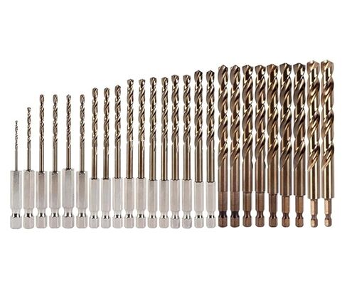 رؤوس مثقاب سداسية من الكوبالت HSSCO M35 أدوات تأثير سريعة التغيير للصفائح المعدنية المصنوعة من الفولاذ المقاوم للصدأ قطعة واحدة (اللون: 5 مم 3 قطع) in Kuwait