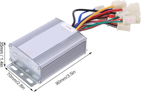 36V 500W Brushed Motor Controller DC Motor Speed Control Aluminum Alloy Housing with Smart Chip for Scooter Electric Bike Parts in Saudi Arabia