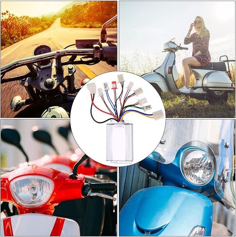 36V 500W Brushed Motor Controller DC Motor Speed Control Aluminum Alloy Housing with Smart Chip for Scooter Electric Bike Parts in Saudi Arabia