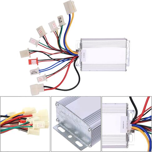 36V 500W Brushed Motor Controller DC Motor Speed Control Aluminum Alloy Housing with Smart Chip for Scooter Electric Bike Parts in Saudi Arabia