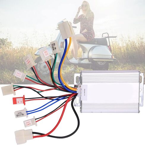 36V 500W Brushed Motor Controller DC Motor Speed Control Aluminum Alloy Housing with Smart Chip for Scooter Electric Bike Parts in Saudi Arabia