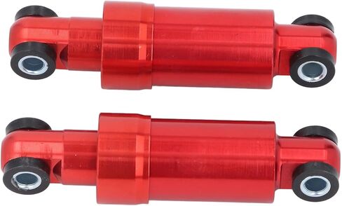 1 Pair Electric Scooter Rear Shock Absorber, 10in Suspension System, Heavy Duty Spring Damping for Folding EScooters, Universal Fit Replacement Part (Red) in Saudi Arabia