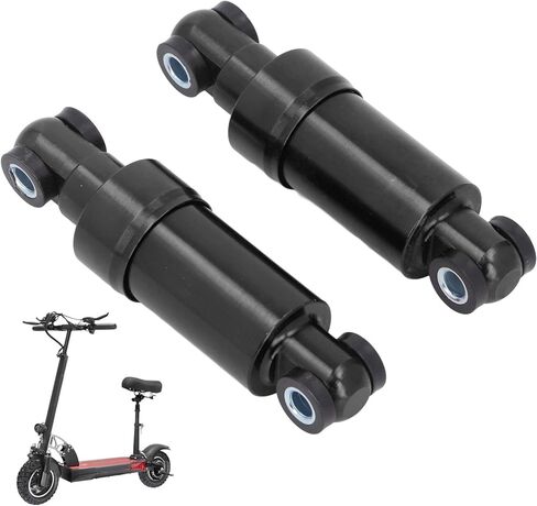 1 Pair Electric Scooter Rear Shock Absorber, 10in Suspension System, Heavy Duty Spring Damping for Folding EScooters, Universal Fit Replacement Part (Red) in Saudi Arabia