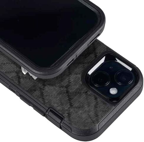 غلاف هاتف Skinit متوافق مع OtterBox Defender iPhone 13 - تصميم صدأ داكن مرخص رسميًا من NBA Los Angeles Lakers in Saudi Arabia