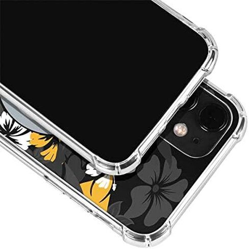Skinit Clear Phone Case Compatible with iPhone 12 - Officially Licensed NFL Pittsburgh Steelers Tropical Print Design in Saudi Arabia