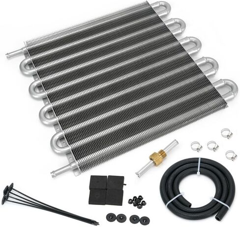 Universal 1/2" Transmission Cooler Aluminium alloy 16 Pass Tube & Fin Sliver in Kuwait