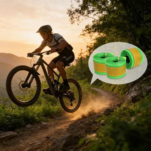 بطانة إطار دراجة سميكة، بطانة إطار دراجة الطريق مقاومة للثقب، أنبوب داخلي للدراجة واقي مسطح، بطانة إطار من البولي يوريثان للدراجات الجبلية 2300 × 80 مم in Saudi Arabia