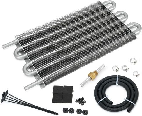 Universal 1/2" Transmission Cooler Aluminium alloy 16 Pass Tube & Fin Sliver in Kuwait