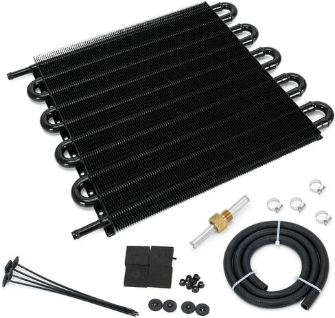 Universal 1/2" Transmission Cooler Aluminium alloy 16 Pass Tube & Fin Sliver in Kuwait