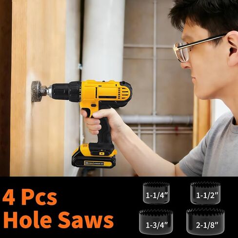 مجموعة لقم مثقاب مكونة من 350 قطعة لإصلاح المنزل وتجميع الأثاث، مجموعة لقم مفك الصدمات مع لقم أمان ومآخذ ومفاتيح سداسية ومناشير ثقب - ENERTWIST in Kuwait