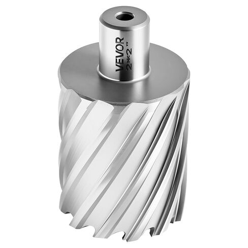 مجموعة القطع الحلقية VEVOR، 8 قطع Weldon Shank Mag Drill Bit Kit، عمق القطع 2 بوصة، قطر القطع 7/8 بوصة إلى 2 بوصة، HSS، 6 لقم ثقب مع 2 دبابيس طيار، علبة بلاستيكية، للمثاقب المغناطيسية، الفولاذ، الألومنيوم in Saudi Arabia