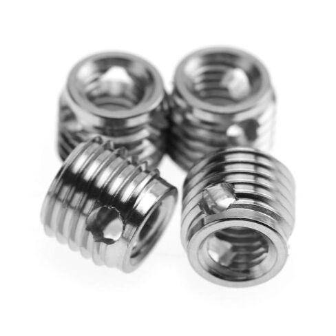 POCREATION 10Pcs Stainless Steel Self Tapping Thread Insert Screw Repair Kit with 9 Styles for Automotive Rail Vehicle Shipbuilding Construction Machinery (Inner M5*0.8 Outer M8*1.0 Length 7mm) in Saudi Arabia