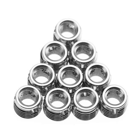 POCREATION 10Pcs Stainless Steel Self Tapping Thread Insert Screw Repair Kit with 9 Styles for Automotive Rail Vehicle Shipbuilding Construction Machinery (Inner M5*0.8 Outer M8*1.0 Length 7mm) in Saudi Arabia