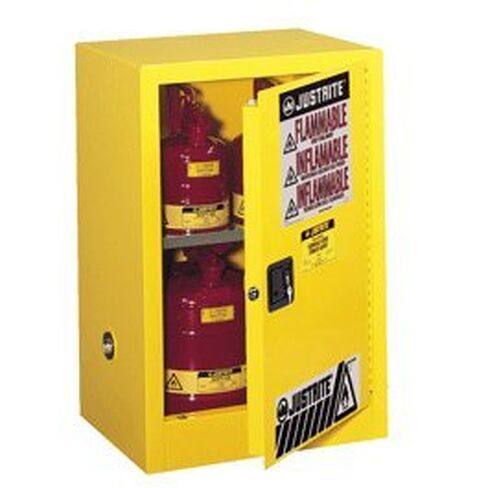 Justrite Sure-Grip EX Compac Cabinet, Self-Closing Door, 12 Gal. - 891220 - Each in Saudi Arabia