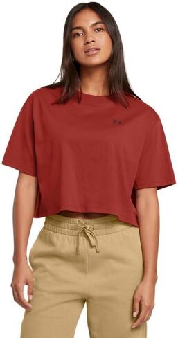 Under Armor Womens Box Box Logo Shirt Shirt ، (100) أبيض / / أسود ، xx-small in Kuwait