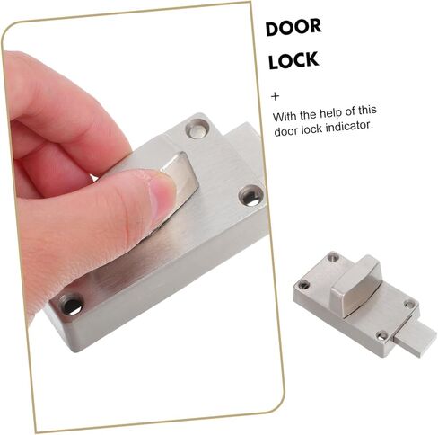 KALLORY Vacant Engaged Indicator Door Lock for Public Toilets Bathroom Stall Lock with Stainless Steel Latch Easy Recognition for Restaurants Offices Malls in Saudi Arabia