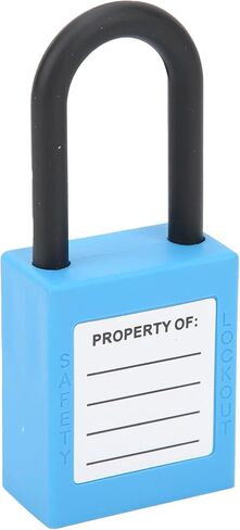 Safety Handlot Locking Lock for Factories, Construction Places - Nylon Engineering Safety Lock (Blue) in Kuwait