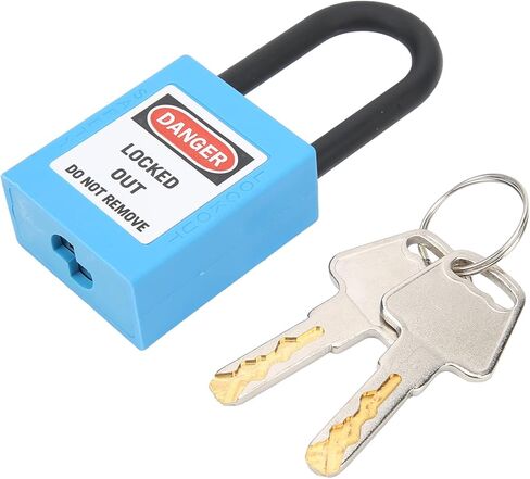 Safety Handlot Locking Lock for Factories, Construction Places - Nylon Engineering Safety Lock (Blue) in Kuwait