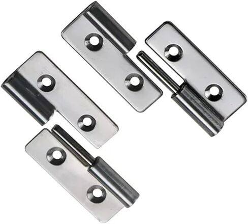 Detachable 1.5-Inch Stainless Steel Hinge Industrial Electrical Equipment Sheet Metal Cabinet Door 1Pcs(Left) in Saudi Arabia