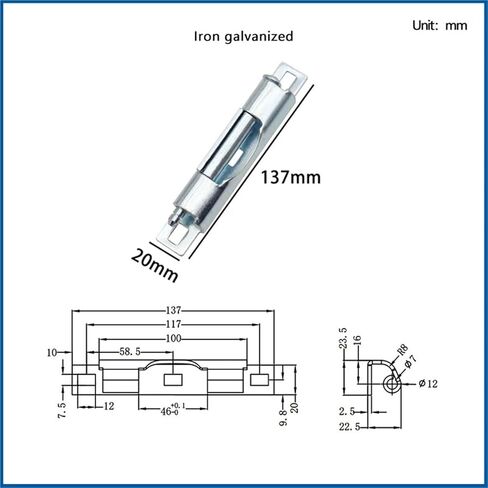 Detachable Cabinet Door Hinge Carbon Steel for Industrial Electrical Communication Equipment 1Pcs in Saudi Arabia
