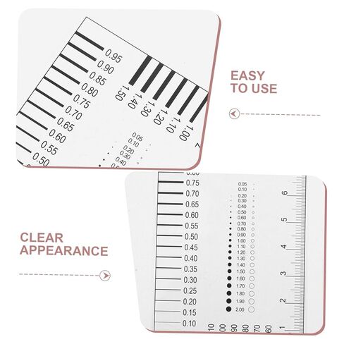 High Precision Measuring Ruler for Chest Card Measurements SEC Size Estimation and Transparency Flaw Detection for Line Width and Diameter Defects in Saudi Arabia
