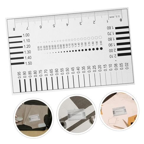 High Precision Measuring Ruler for Chest Card Measurements SEC Size Estimation and Transparency Flaw Detection for Line Width and Diameter Defects in Saudi Arabia