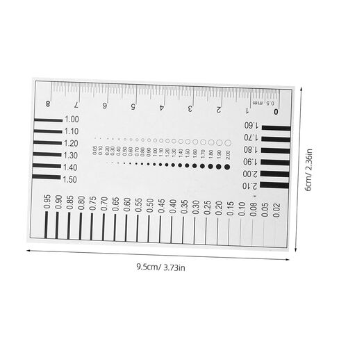High Precision Measuring Ruler for Chest Card Measurements SEC Size Estimation and Transparency Flaw Detection for Line Width and Diameter Defects in Saudi Arabia