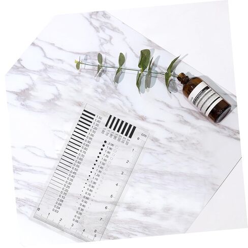 Mobestech High Precision Transparency Measurement Ruler for Spot Inspection Crack Width Gauge Diameter Defect Detection Tool in Saudi Arabia