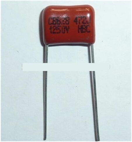 100 قطعة مكثف مصرف البحرين المركزي 472 1250V 472J 1.25KV 4700pF 4.7nF P10 CBB28 مكثف طبقة البولي بروبلين الممعدنة in Kuwait