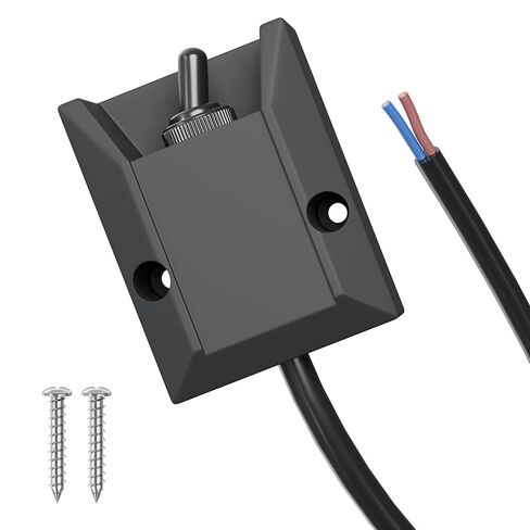 تبديل تبديل سلكي 12V 30A مفتاح تبديل مقاوم للماء الثقيلة SPST ON/OFF 2 دبوس مفتاح الروك مع سلك 2 قدم للبحرية ، RV ، السيارات ، أنظمة كهربائية القوارب in Kuwait