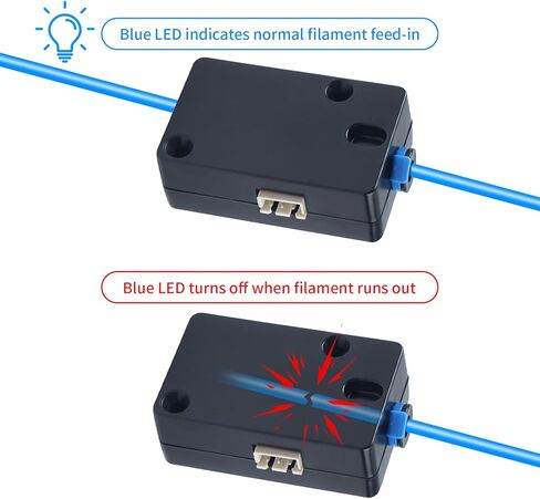 FYSETC 3D Printer Accessories for K1 SE: Original Filament Runout Sensor Replacement for K1C K1 Max Ender 3 Plus 5 S1 Sermoon D3 Pro CR-200B Pro in Saudi Arabia