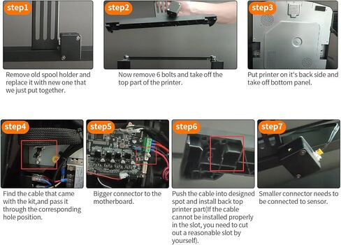 FYSETC 3D Printer Accessories for K1 SE: Original Filament Runout Sensor Replacement for K1C K1 Max Ender 3 Plus 5 S1 Sermoon D3 Pro CR-200B Pro in Saudi Arabia
