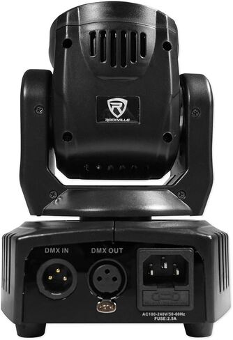 Rockville RockOn-7 40W RGBW Moving Head Wash Light, 4x10W LEDs, DMX & Sound Modes, Full-Function Remote, for DJs, Clubs, Stage Lighting in Saudi Arabia