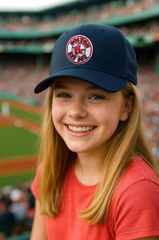 Officially Licensed Boston Youth Boys Girls Baseball Classic Edition Navy MVP Hat Kids Adjustable Primary Home Team Logo Red/Blue Sox Sports Ball Cap in Saudi Arabia