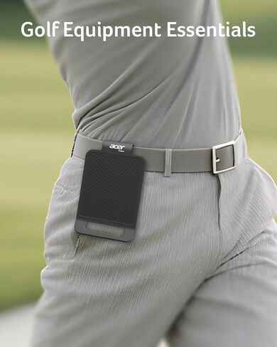 Acer Gadget Magnetic Belt Clip Compatible for Golf Laser Rangefinders, Golf Accessories, Black in Saudi Arabia