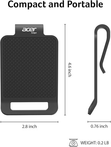 Acer Gadget Magnetic Belt Clip Compatible for Golf Laser Rangefinders, Golf Accessories, Black in Saudi Arabia
