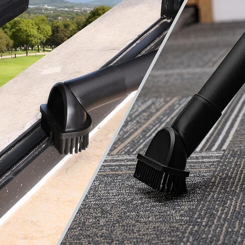 فرشاة دوارة Shop-Vac مقاس 1-1/4 بوصة، عبوتان - مثالية للتنظيف المرن للأجزاء الداخلية للسيارة والسجاد والأرائك in Kuwait