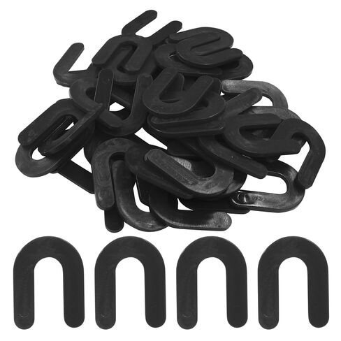 200Pcs Horseshoe Shims Tile Spacers 1/4 Inch, U Shape Plastic Shims for Leveling(Black) in Saudi Arabia
