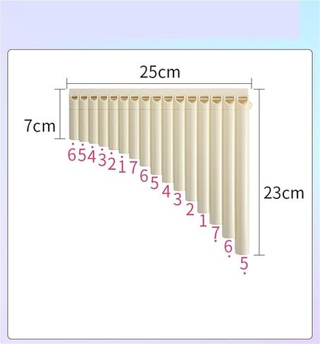 16 أنبوبًا من اختيار المبتدئين في C Major Pan Flute in Kuwait