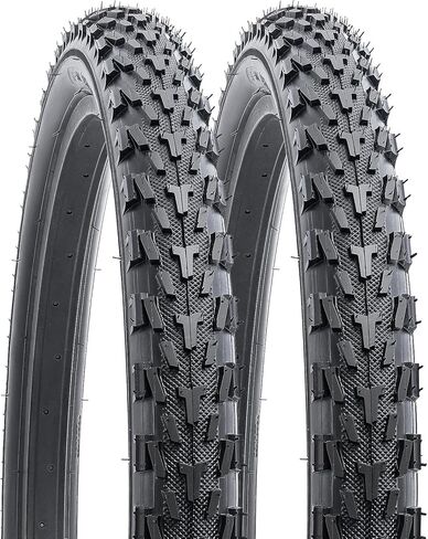 YUNSCM 2-PCS 26" إطارات الدراجة الجبلية 26x2.125 57-559 متوافقة مع 26 x 2.125 26x2.15 إطارات الدراجة الهوائية (Y-1521) in Saudi Arabia
