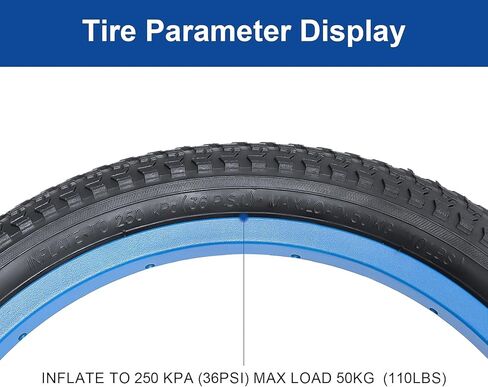 16"x1.75" (47-305) Bike Tire 16 inch Bicycle tire Suitable for 16X1.75 16 x 1.75 16x1.75 Off Road/Mountain Folding Replacement Bike Tire (Single) in Saudi Arabia