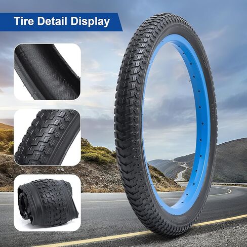 16"x1.75" (47-305) Bike Tire 16 inch Bicycle tire Suitable for 16X1.75 16 x 1.75 16x1.75 Off Road/Mountain Folding Replacement Bike Tire (Single) in Saudi Arabia