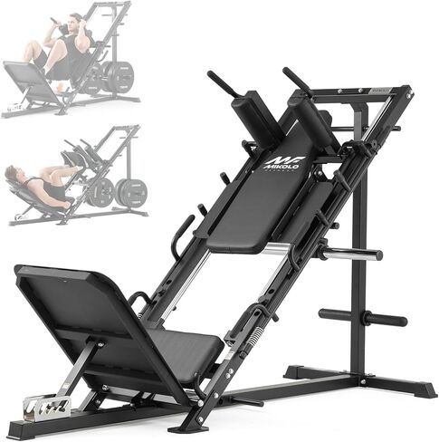 Mikolo 45 درجة Leg Press for Home Gym - آلة تمرين محترفة أسفل الجسم لتدريب اللياقة والتدريب على القوة in Kuwait