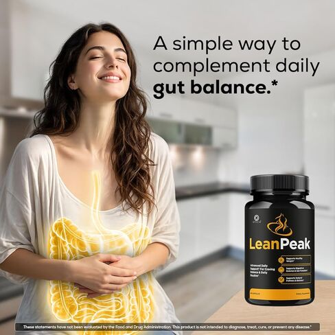 (عبوتان) Lean Peak - كبسولات Lean Peak المتقدمة تدعم التركيبة الممتازة، حبوب LeanPeak القصوى قوة طبيعية تمامًا للصحة العامة ومراجعات العافية العامة، 120 كبسولة لمدة شهرين in Kuwait