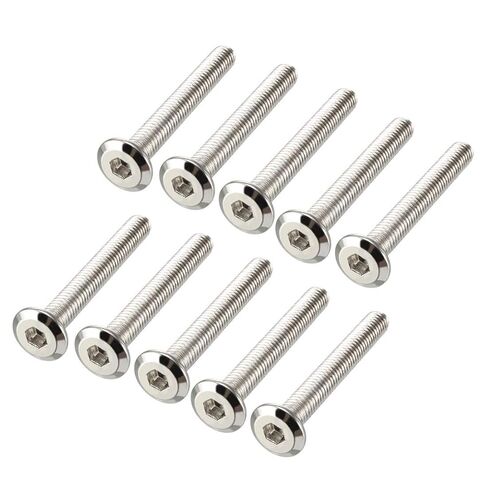 M6x40mm Furniture Bolts Hex Socket Screws Fastener Carbon Steel 10pcs in Saudi Arabia