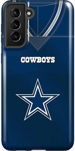 Skinit Pro Phone Case Compatible with Galaxy S21 FE - Officially Licensed NFL Dallas Cowboys Design in Saudi Arabia